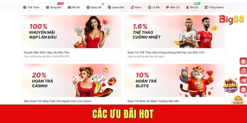 Các ưu đãi hot