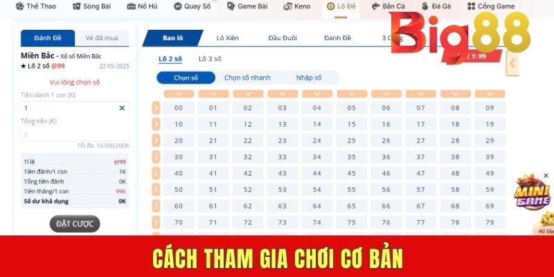 Cách tham gia chơi cơ bản