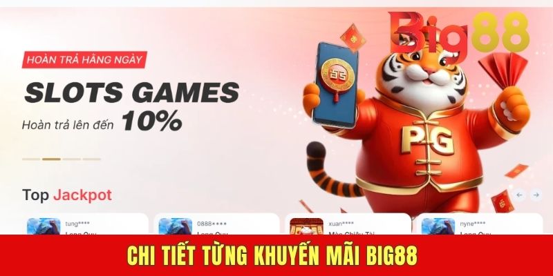 Chi tiết từng khuyến mãi BIG88