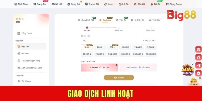Giao dịch linh hoạt