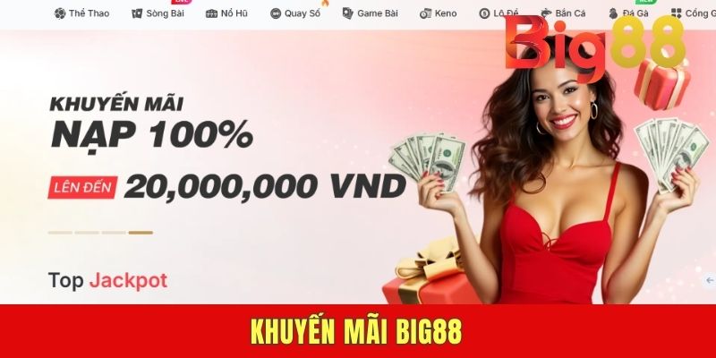 Khuyến Mãi BIG88 - Cập Nhật Ưu Đãi Mới Nhất Cho Hội Viên